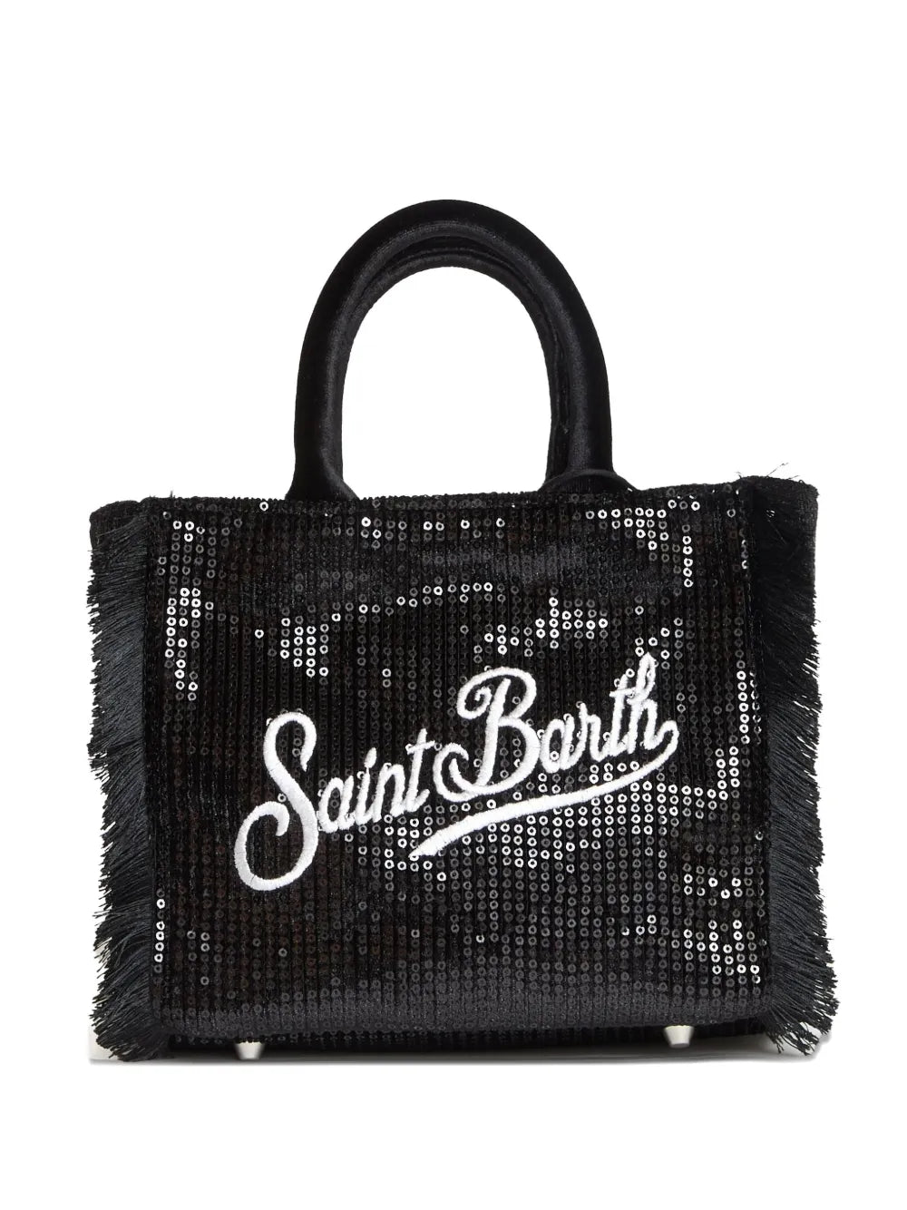 MC2 Saint Barthmini Vanity sequin fringed tote bag
