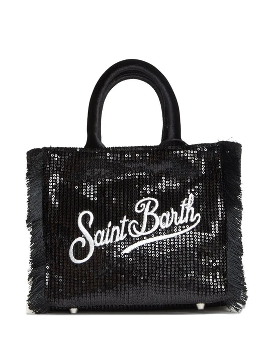 MC2 Saint Barthmini Vanity sequin fringed tote bag