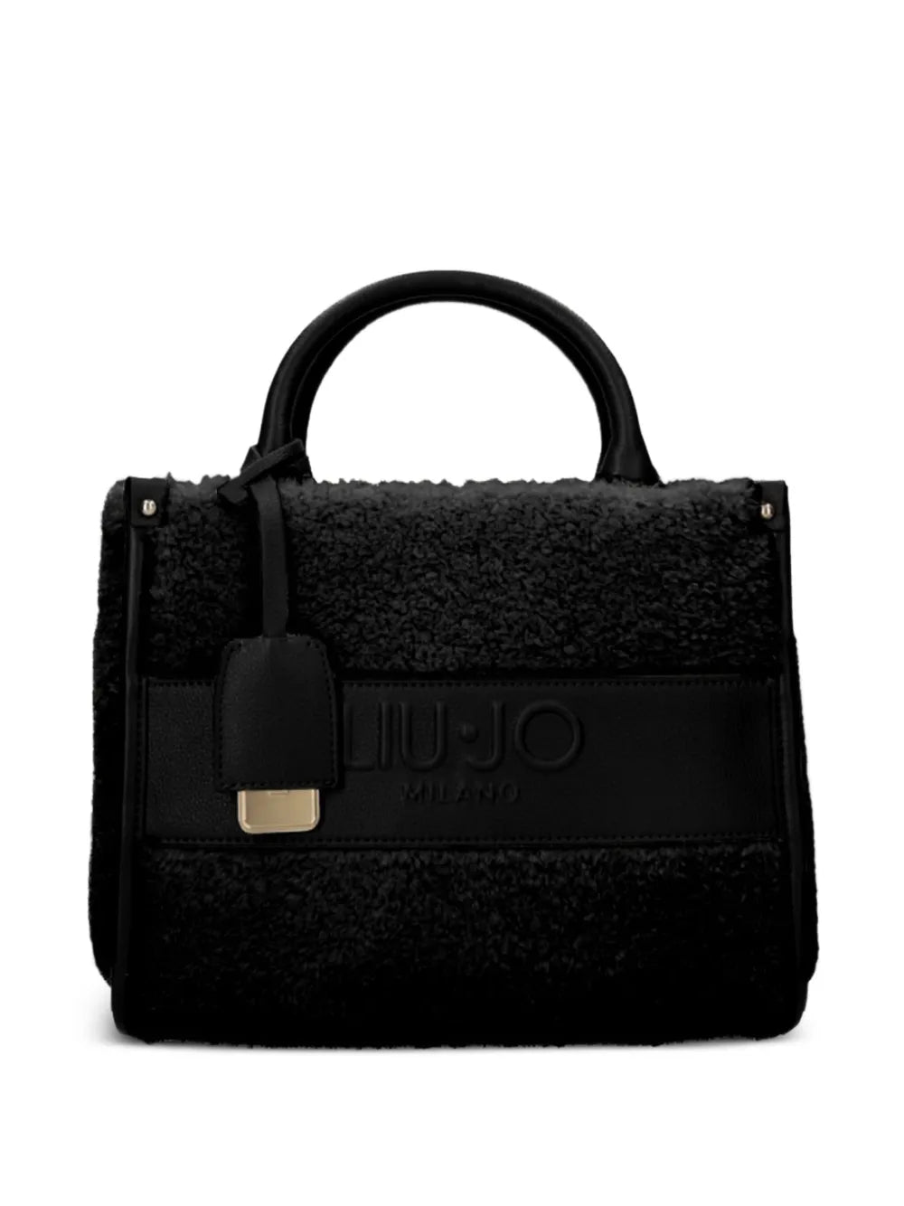 LIU JOsmall logo-embossed tote bag