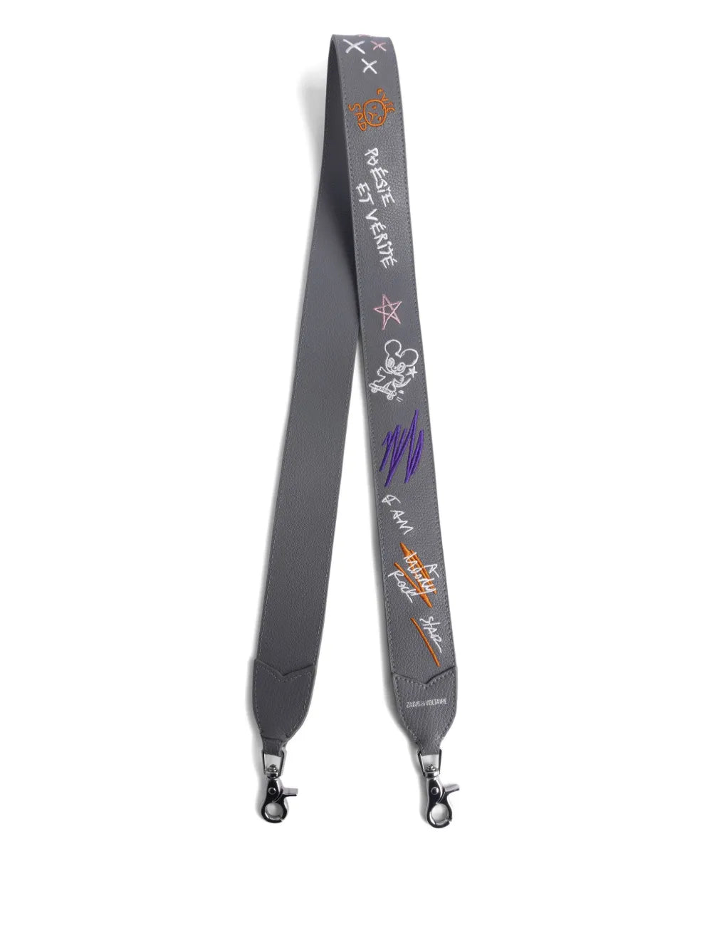 New SeasonZadig&Voltaireembroidered bag strap
