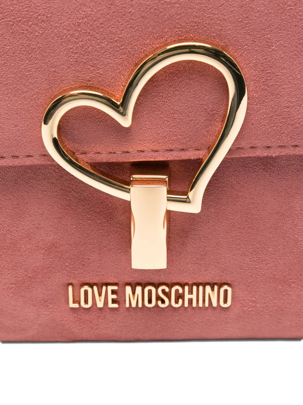 Love Moschinoheart-plaque crossbody bag