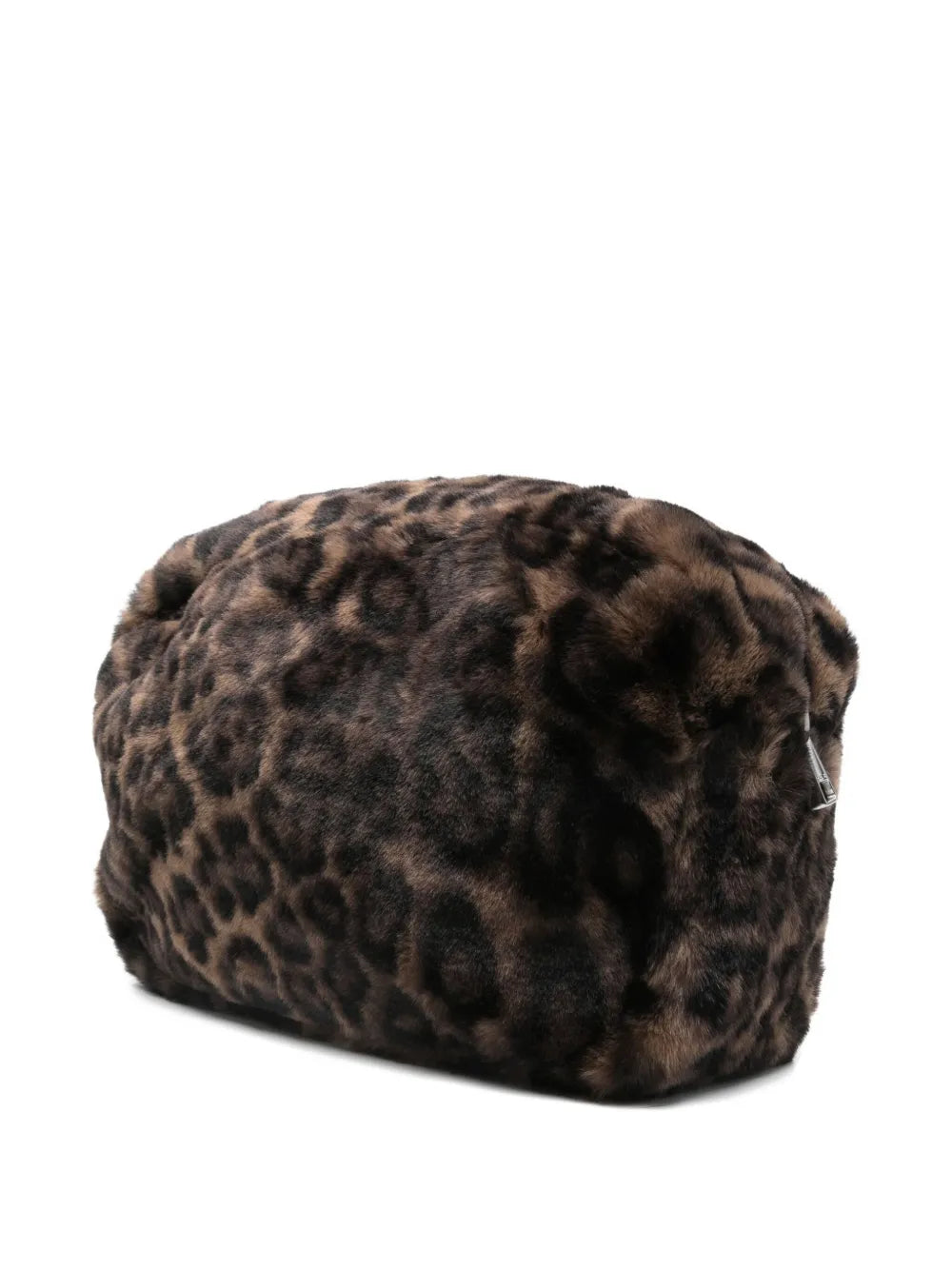 Apparisleopard-print zip clutch bag