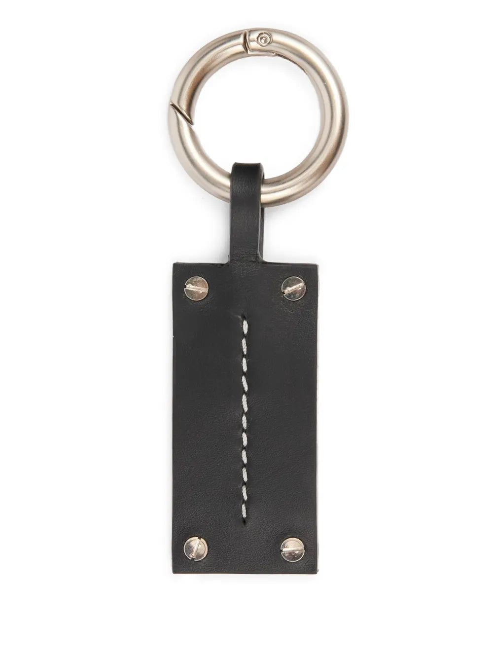 New SeasonMM6 Maison Margielastitched-leather key ring
