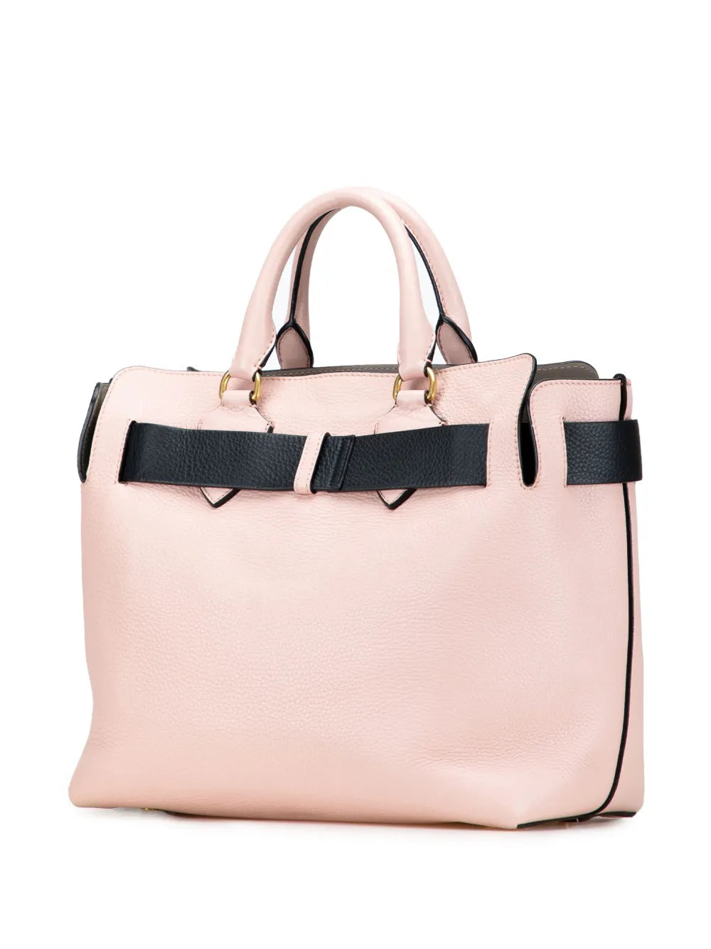 Pre-OwnedBurberry Pre-Owned2000-2017 Medium Bicolor Leather Marais Belt Bag satchel