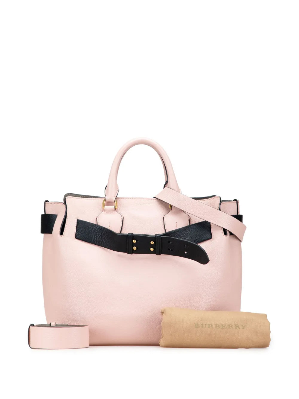 Pre-OwnedBurberry Pre-Owned2000-2017 Medium Bicolor Leather Marais Belt Bag satchel