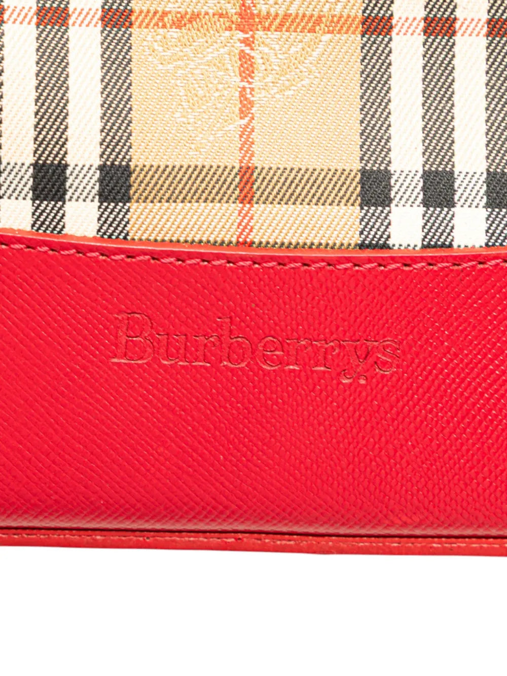 Pre-OwnedBurberry Pre-Owned20th Century Haymarket Check Canvas shoulder bag