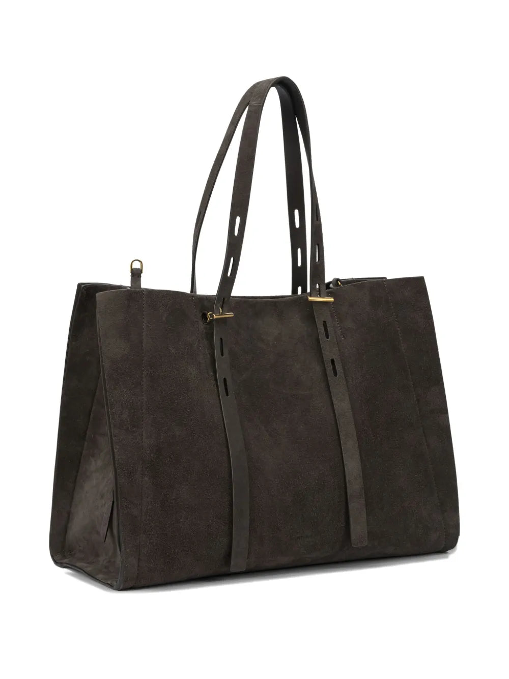 MINO BOSSI Paula suede leather tote bag