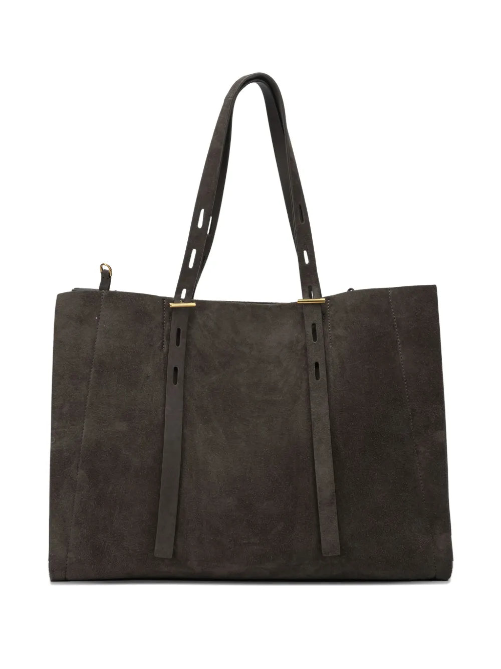 MINO BOSSI Paula suede leather tote bag
