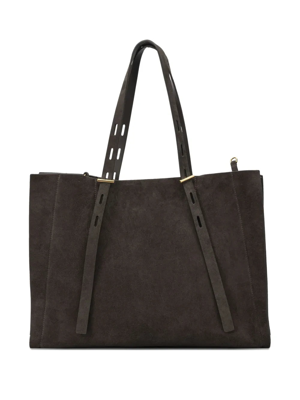 MINO BOSSI Paula suede leather tote bag