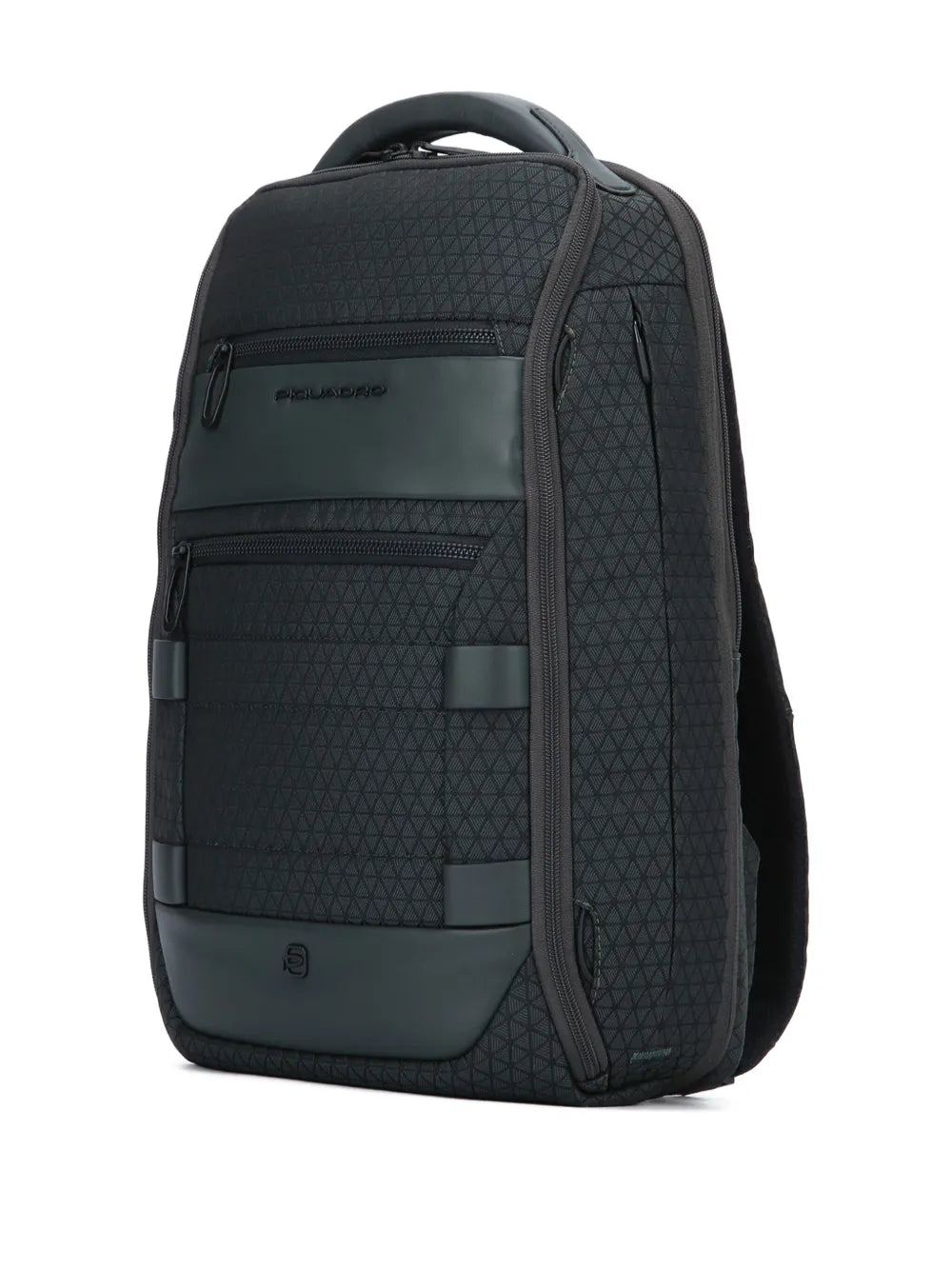 PIQUADROgeometric-pattern backpack