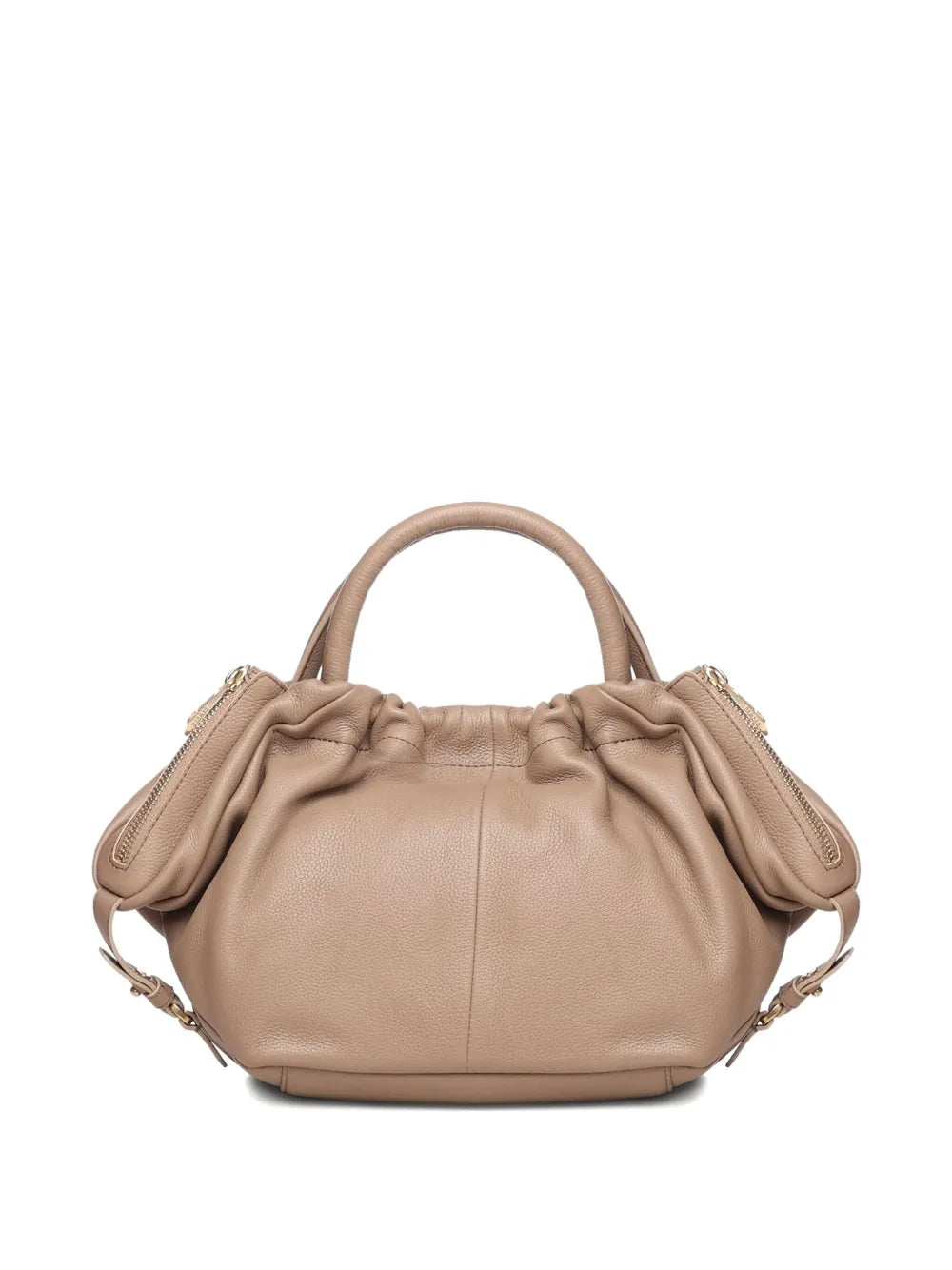 BIASIAgathered leather tote bag