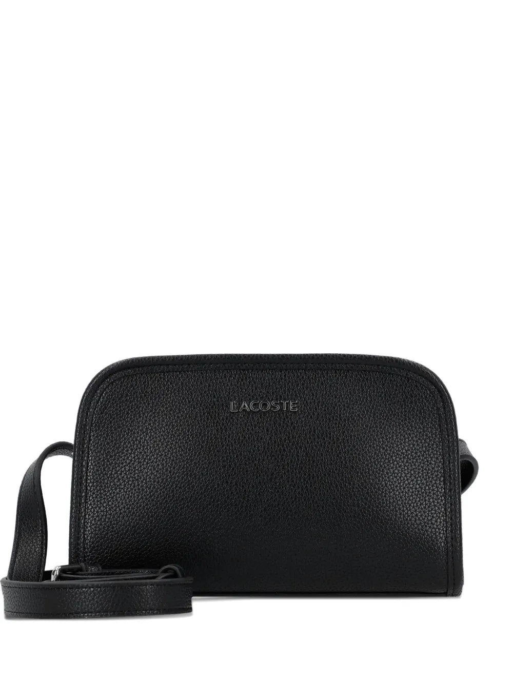 Lacostelogo-plaque crossbody bag