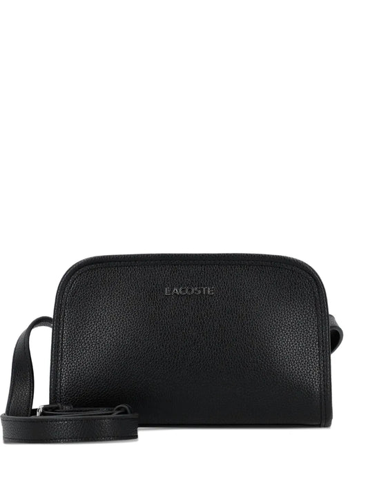 Lacostelogo-plaque crossbody bag