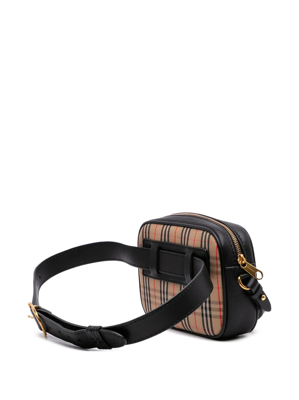 Pre-OwnedBurberry Pre-Owned2000-2017 Haymarket Check Canvas 1983 Link belt bag