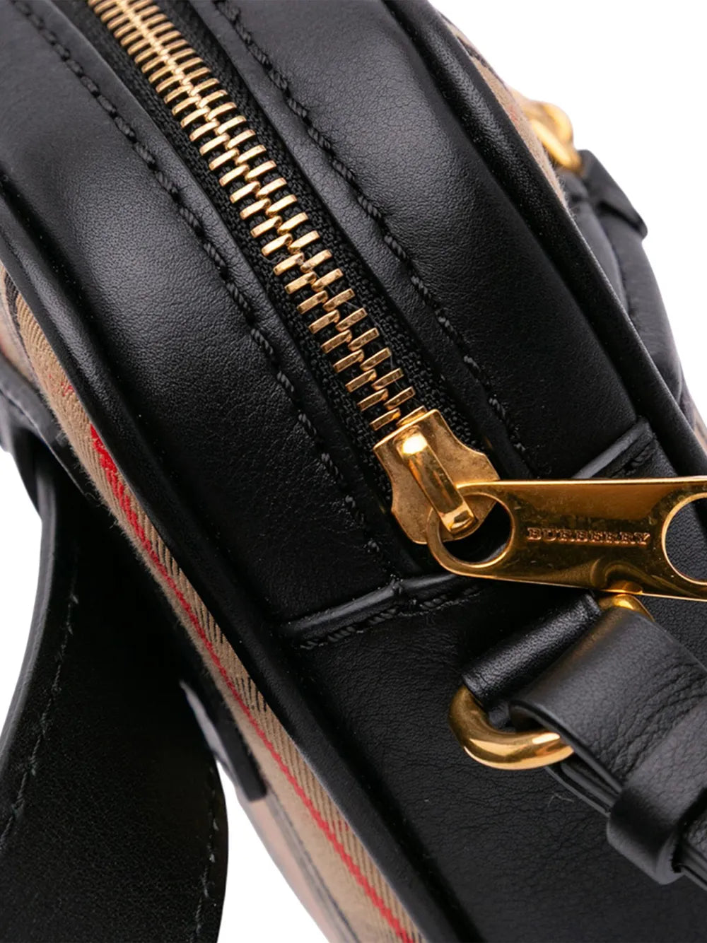 Pre-OwnedBurberry Pre-Owned2000-2017 Haymarket Check Canvas 1983 Link belt bag