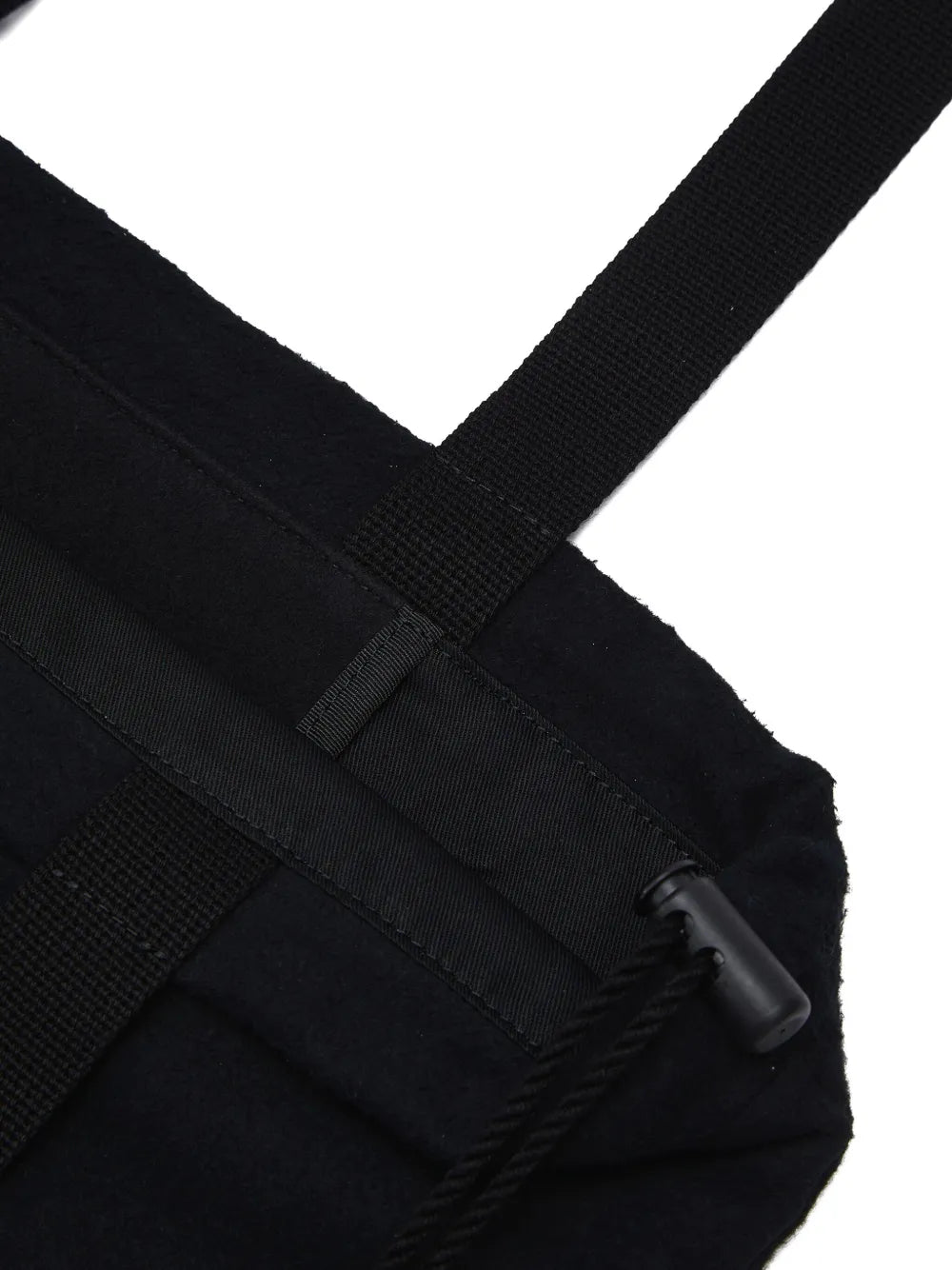 Y'slogo-appliqudrawstring tote bag