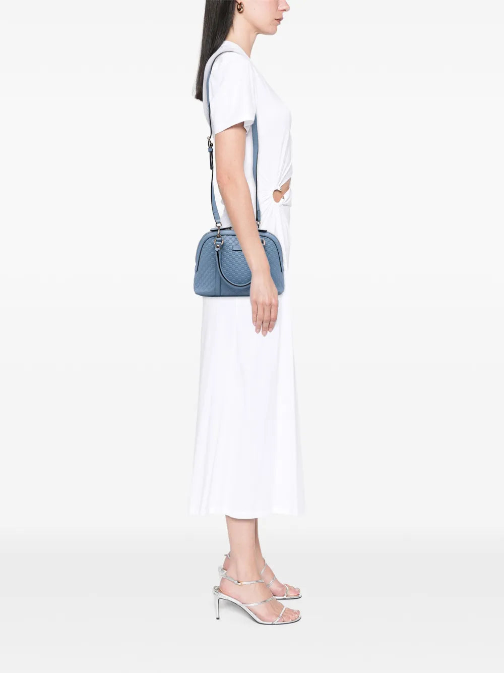 Pre-OwnedGucci Pre-Owned2016-2025 Mini Microguccissima Dome satchel