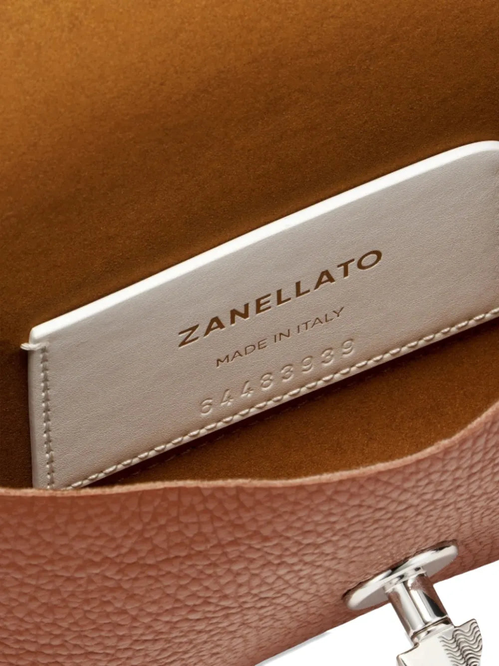 Zanellatosmall Letteraturn-lock shoulder bag
