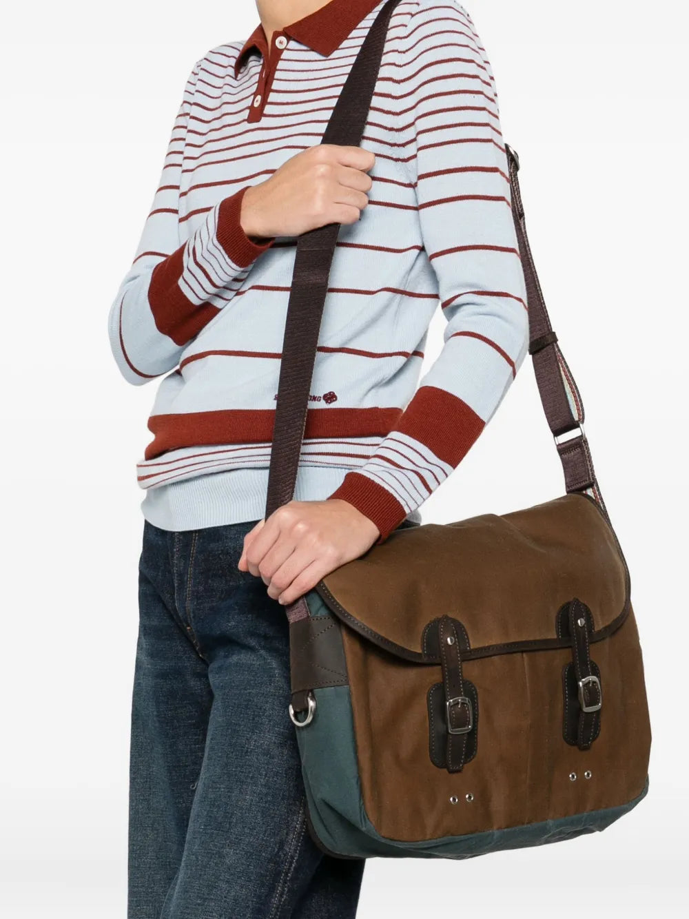 Barbourx Paul Smith Tarras buckled shoulder bag