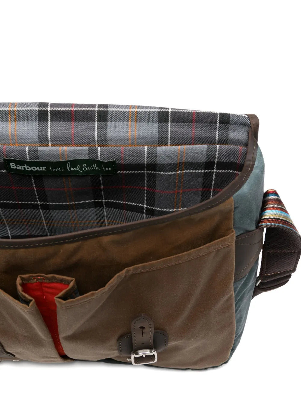 Barbourx Paul Smith Tarras buckled shoulder bag
