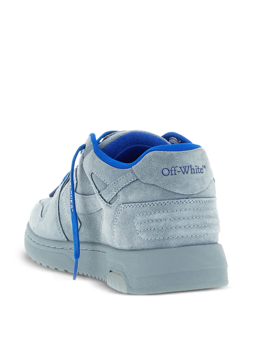 Off-White Suede Logo-Tag Sneakers