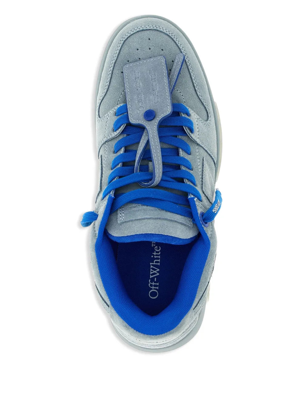 Off-White Suede Logo-Tag Sneakers