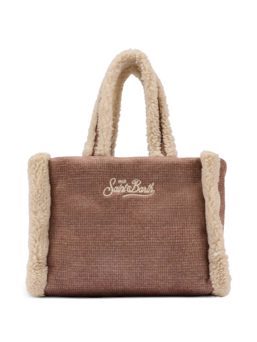 MC2 Saint Barthembroidery faux-fur bag