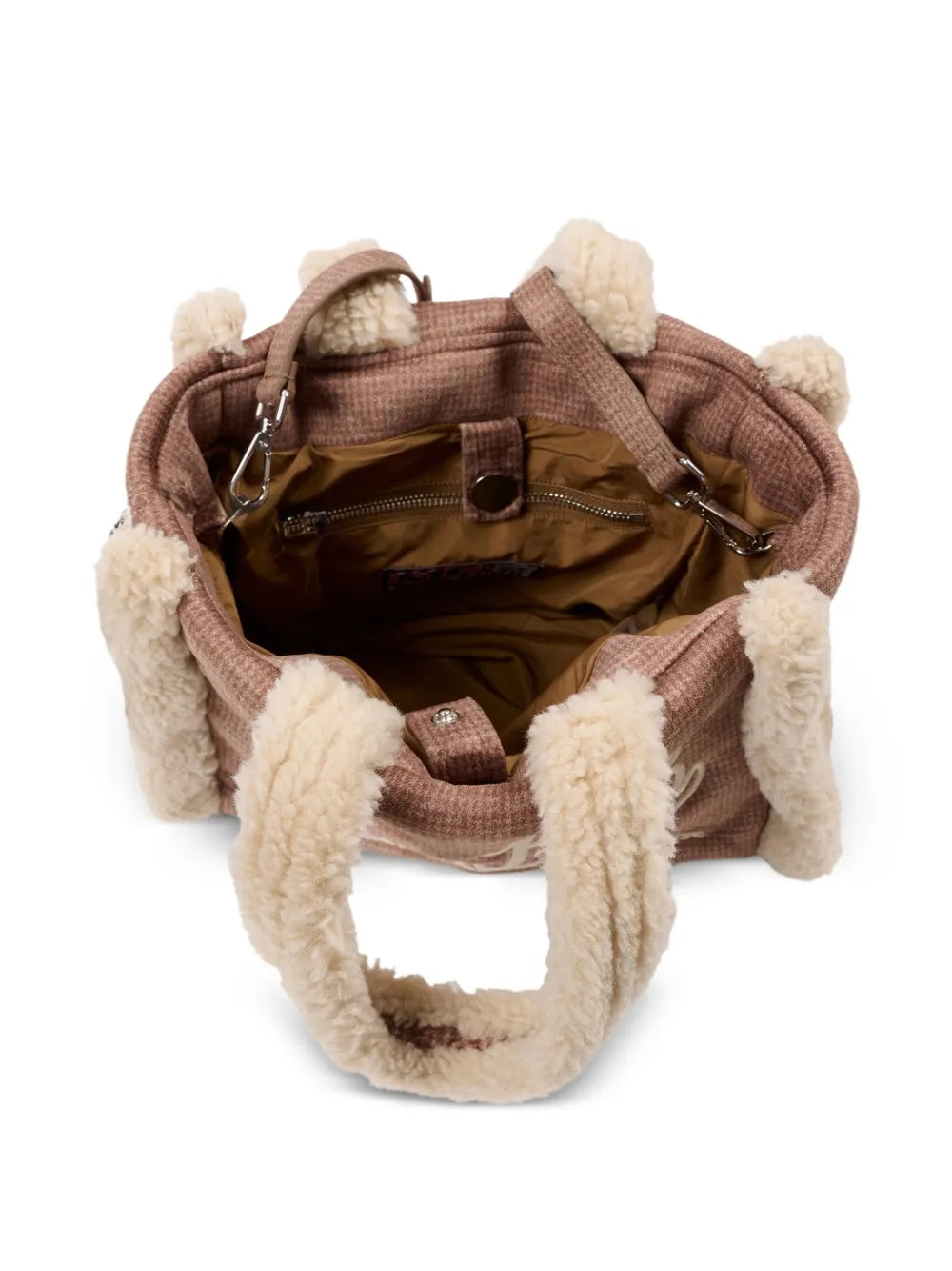 MC2 Saint Barthembroidery faux-fur bag