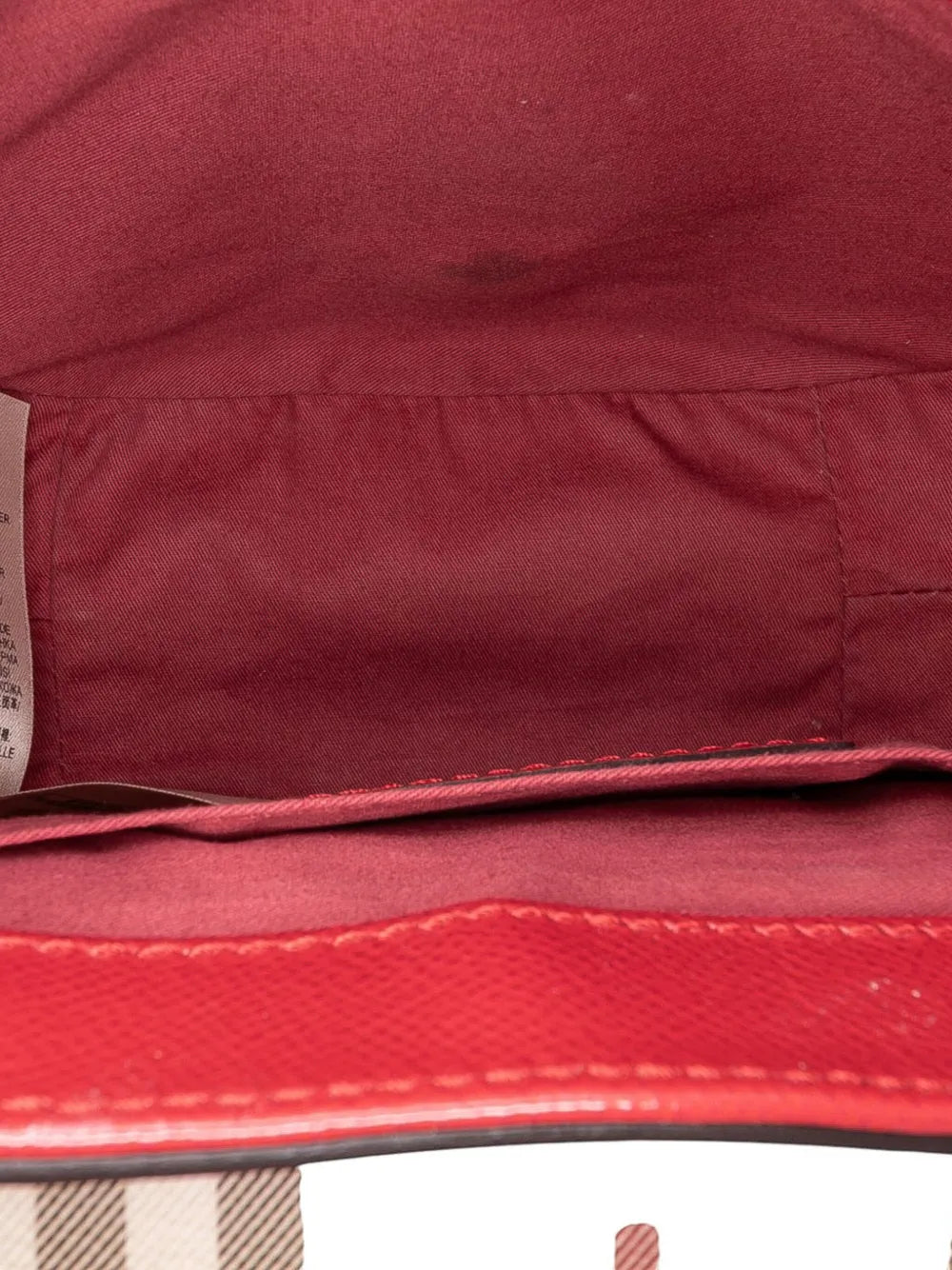 Pre-OwnedBurberry Pre-Owned2000-2017 Patent Leather and Haymarket Check Coated Canvas Maydown crossbody bag