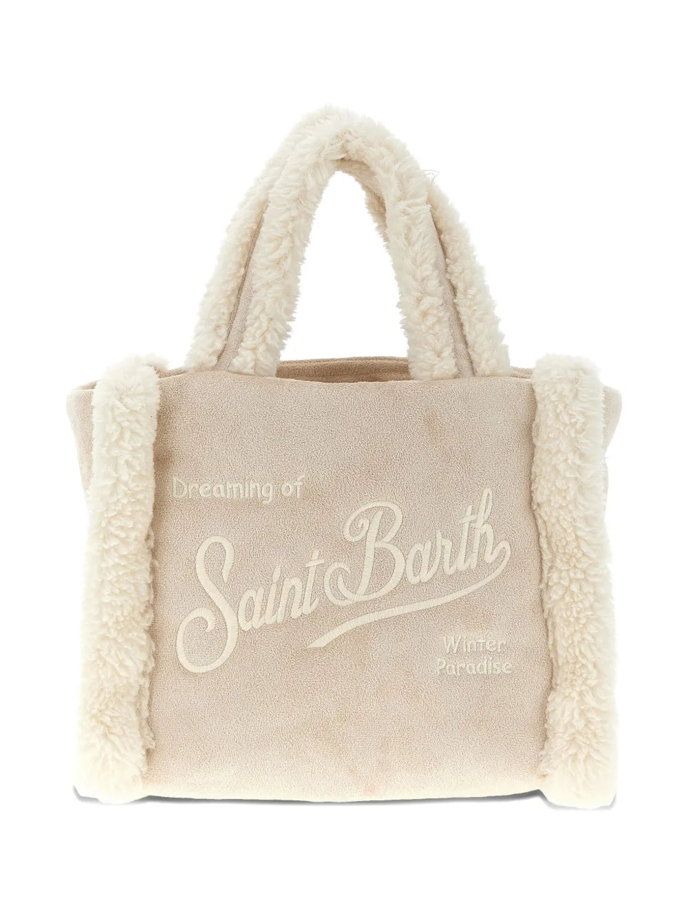 MC2 Saint Barthshearling embroidery mini bag