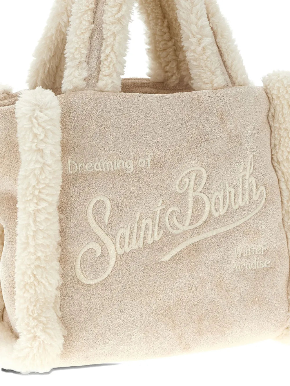 MC2 Saint Barthshearling embroidery mini bag