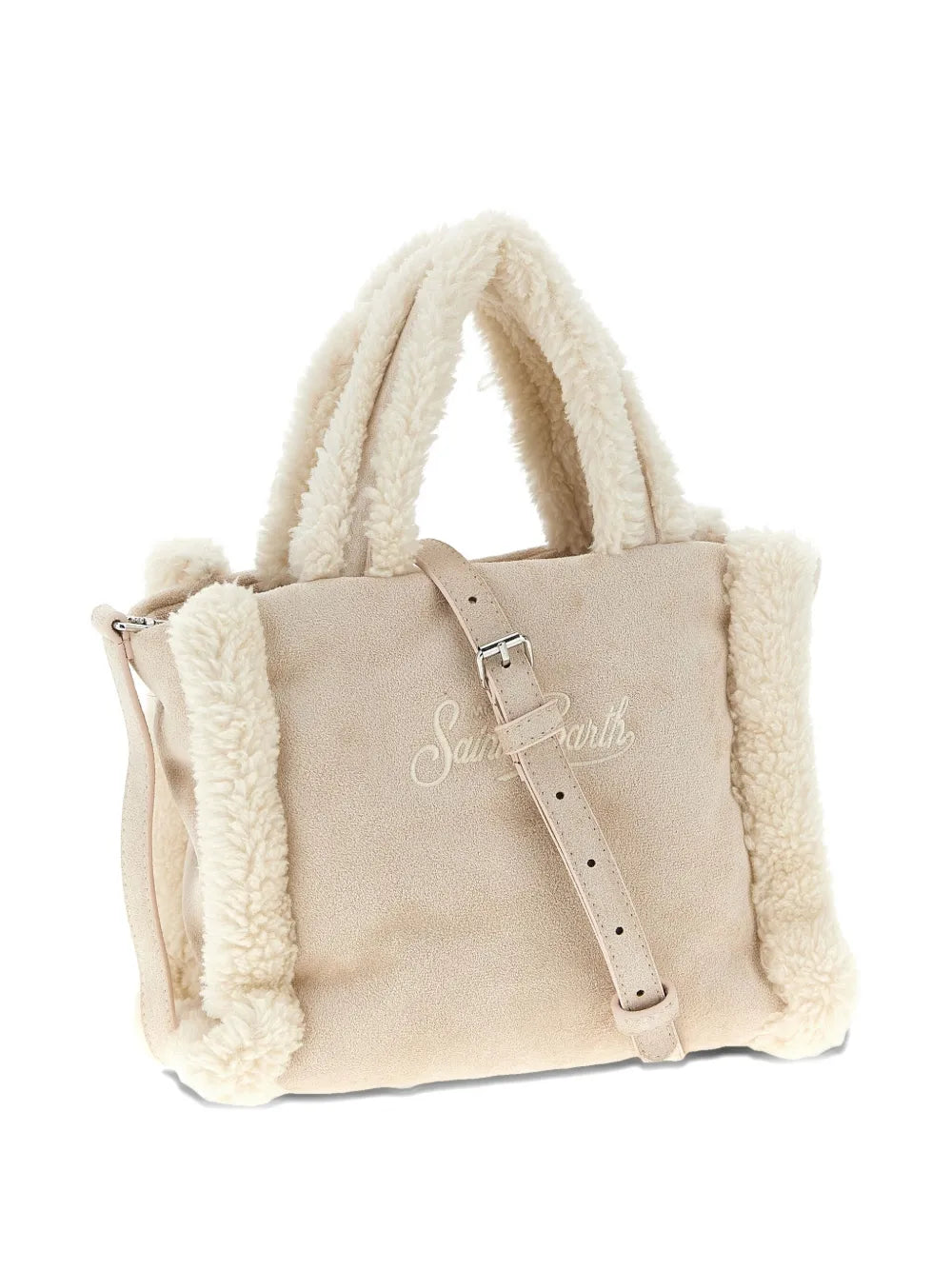 MC2 Saint Barthshearling embroidery mini bag