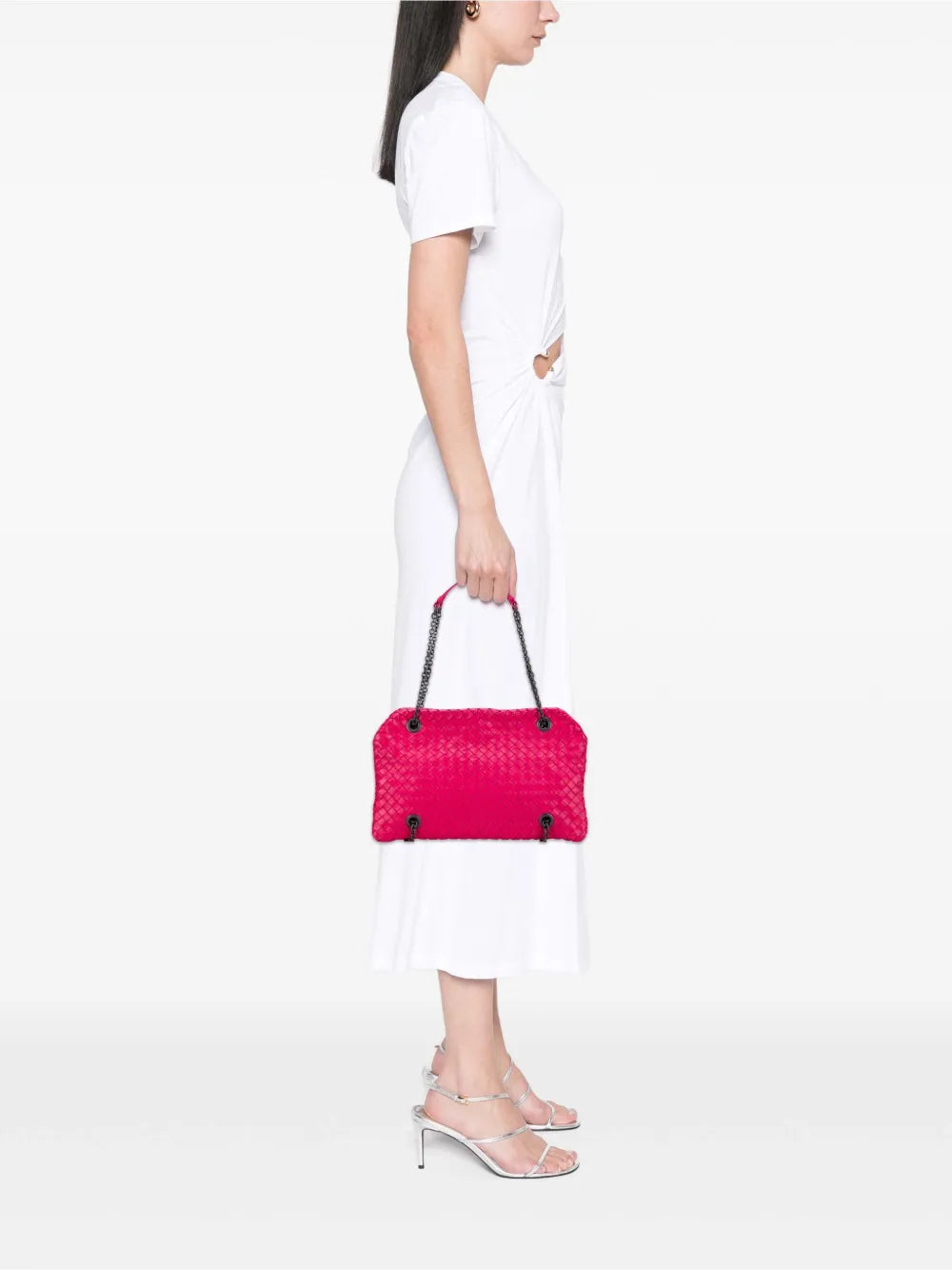 Pre-OwnedBottega Veneta Pre-Owned2012-2025 Nappa Intrecciato Duo shoulder bag
