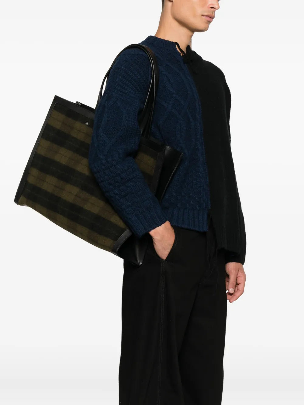Andersson BellLinus checked tote bag
