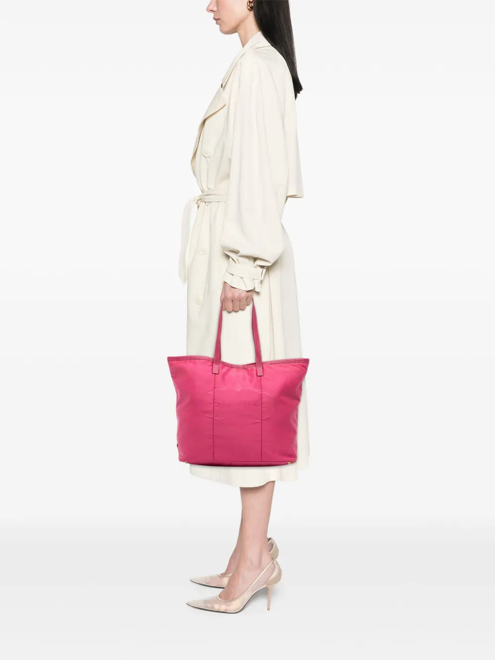 Pre-OwnedPrada Pre-Owned2013-2025 Tessuto Canapa Logo tote bag