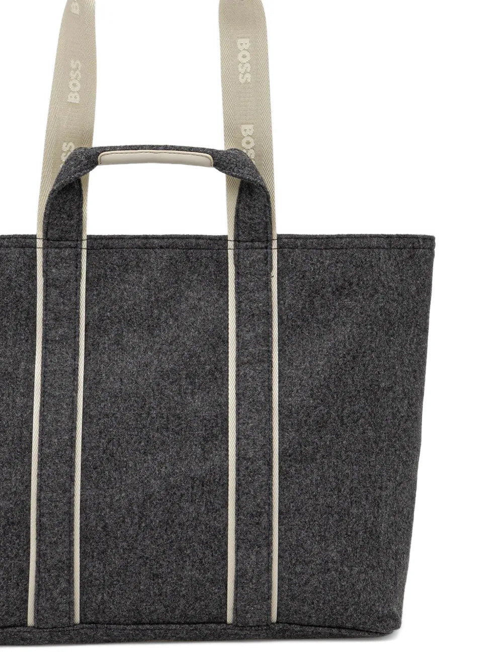 BOSSlogo-detail tote bag