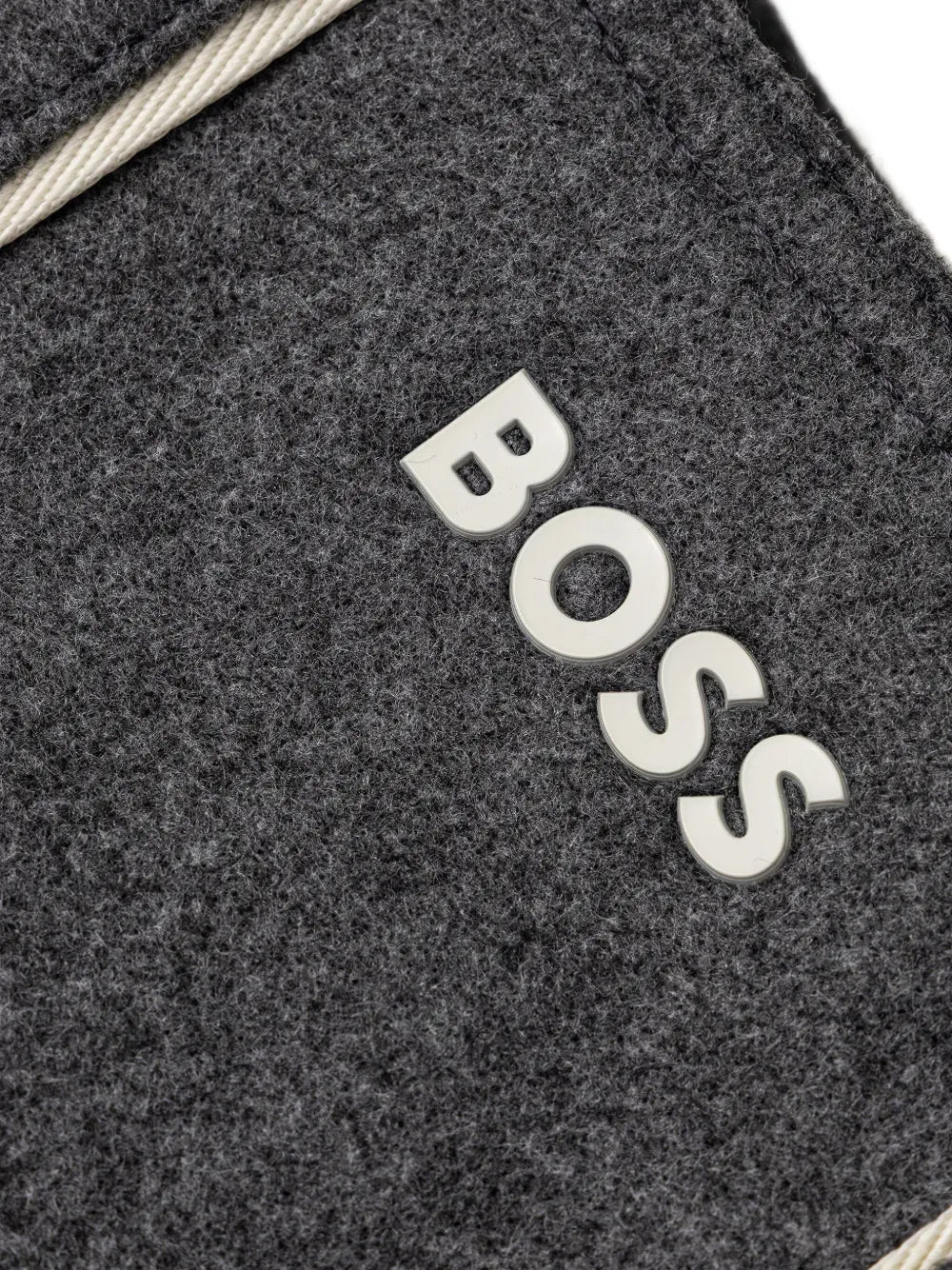 BOSSlogo-detail tote bag