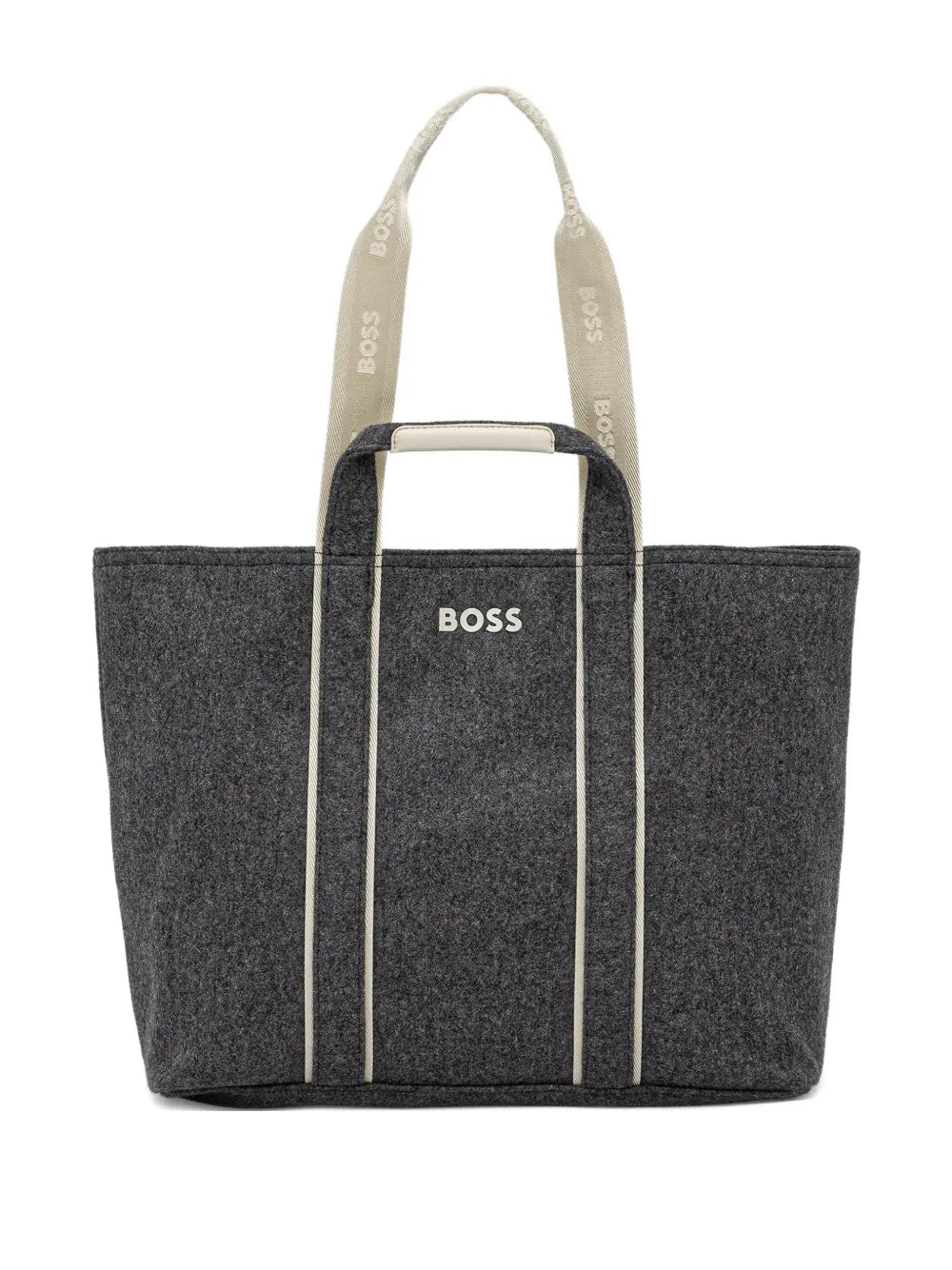 BOSSlogo-detail tote bag