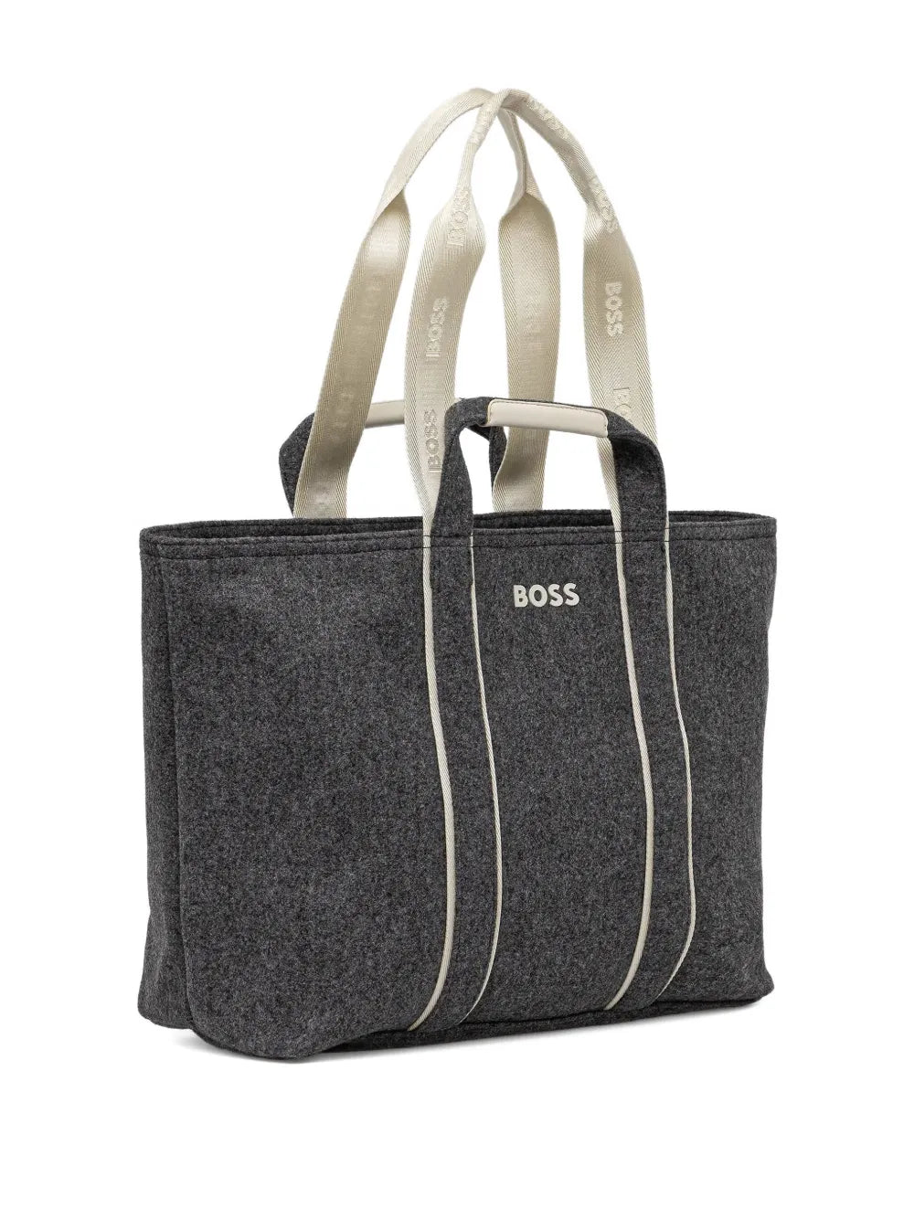 BOSSlogo-detail tote bag