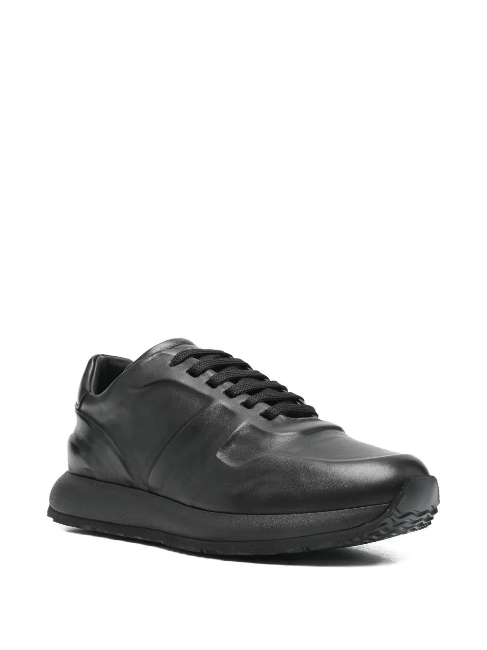 Officine Creative Panelled Leather Sneakers