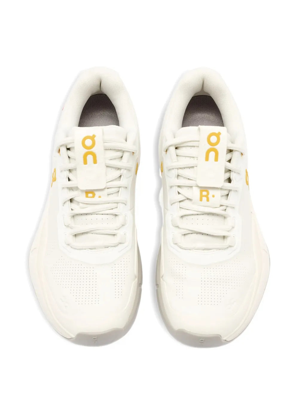 On Running Perforated Leather Trainers