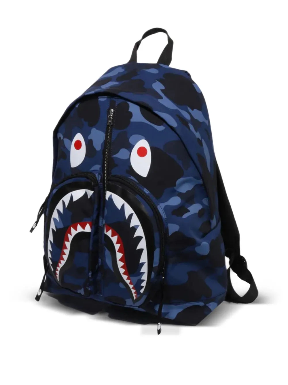 New SeasonA BATHING APEamouflage-pattern shark backpack