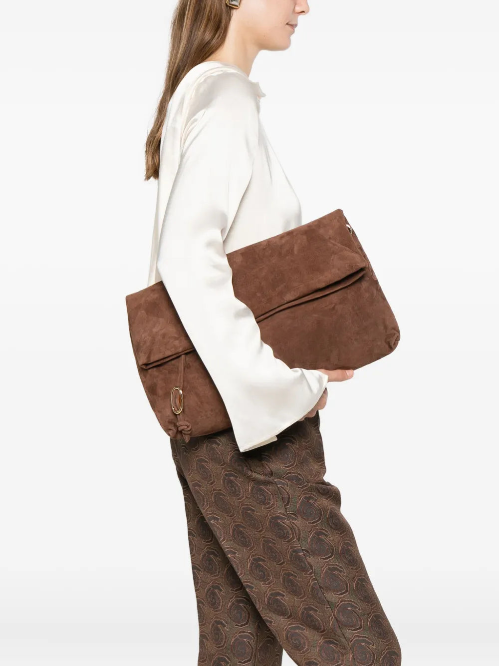 Telaknot detail shoulder bag