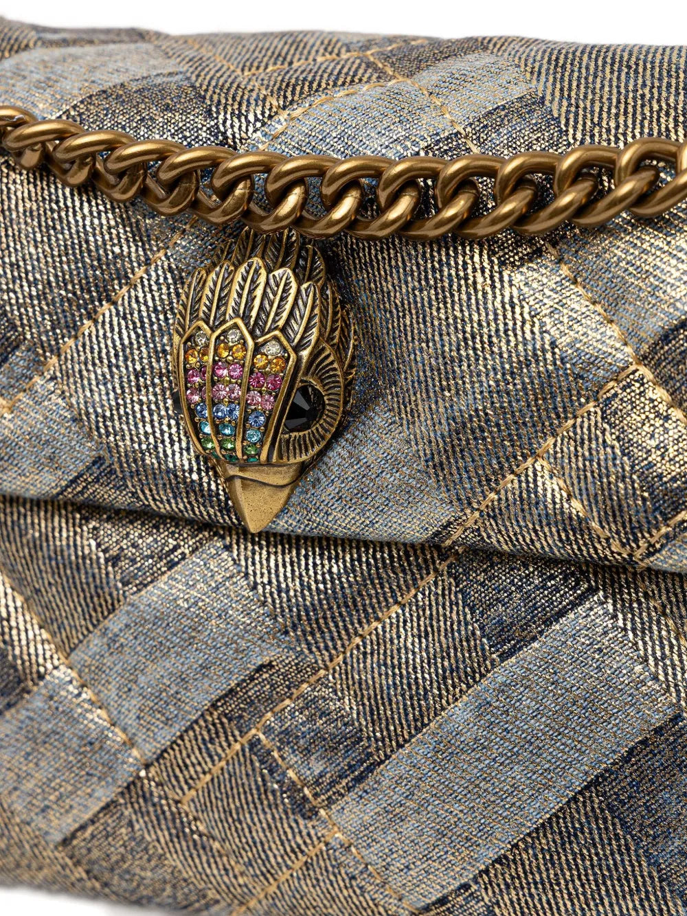 Kurt Geiger Londonquilted chain cross body bag