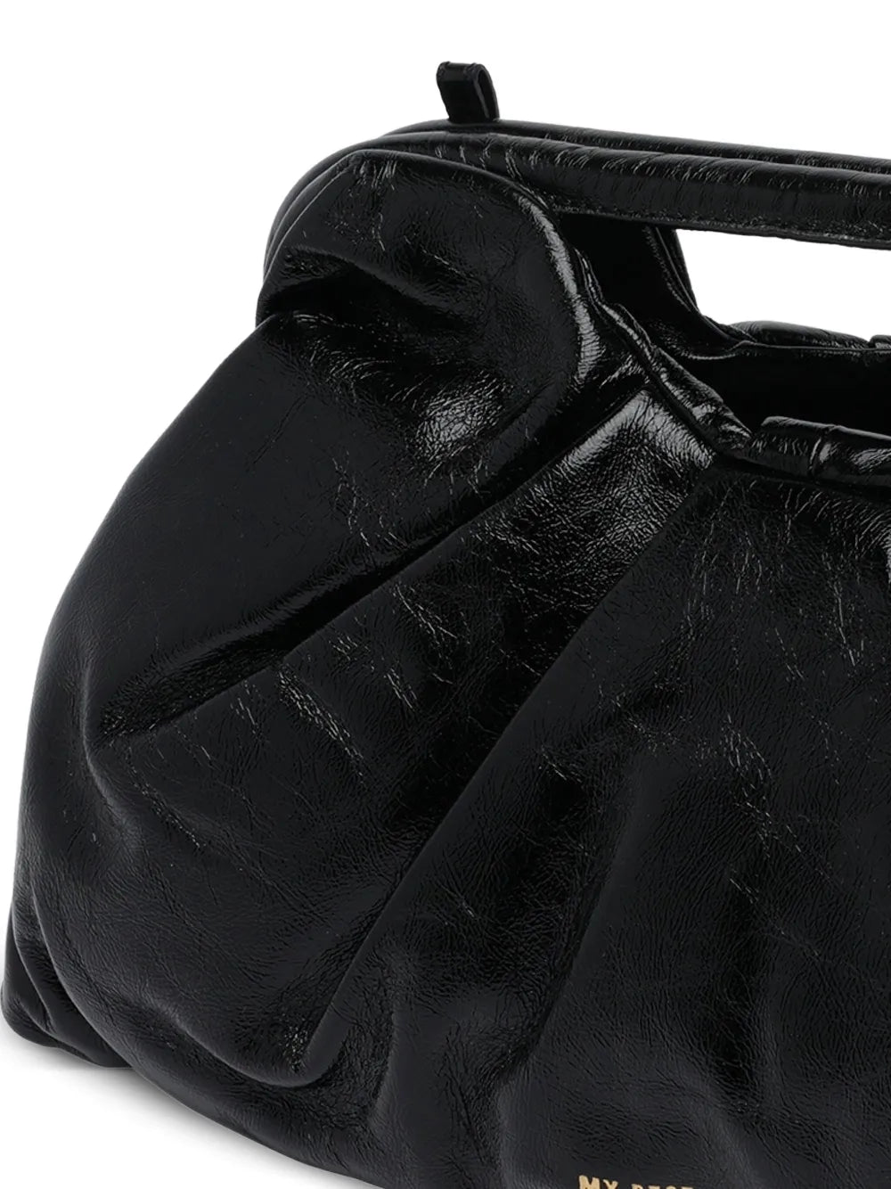MY BEST BAGlogo-detail leather tote bag