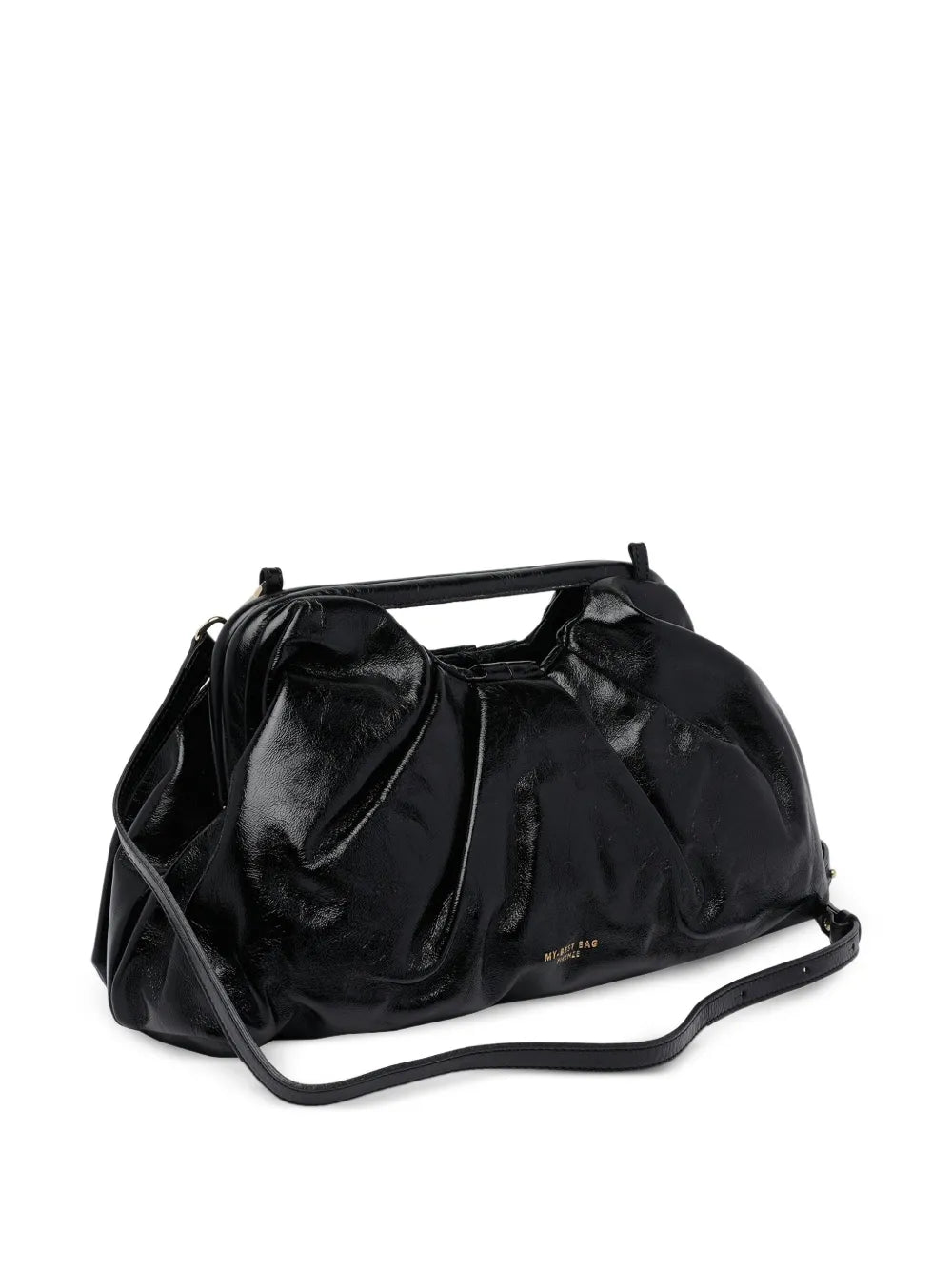 MY BEST BAGlogo-detail leather tote bag
