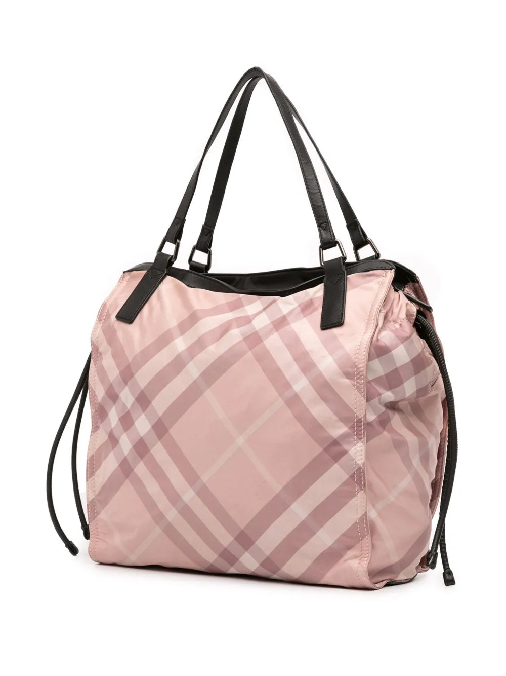 Pre-OwnedBurberry Pre-Owned2000-2017 Supernova Check Nylon Buckleigh tote bag
