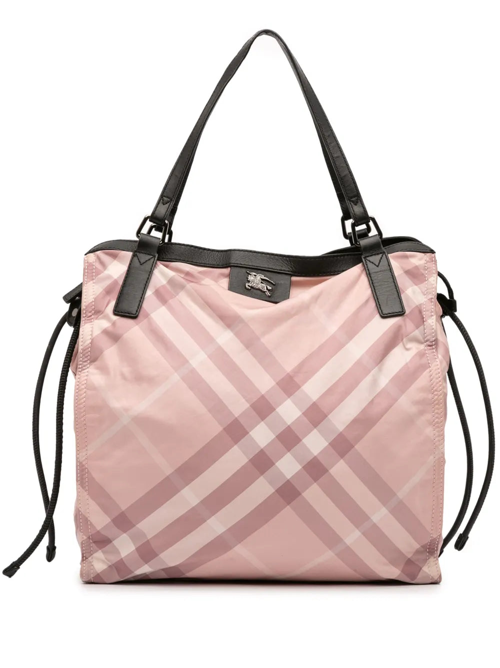 Pre-OwnedBurberry Pre-Owned2000-2017 Supernova Check Nylon Buckleigh tote bag