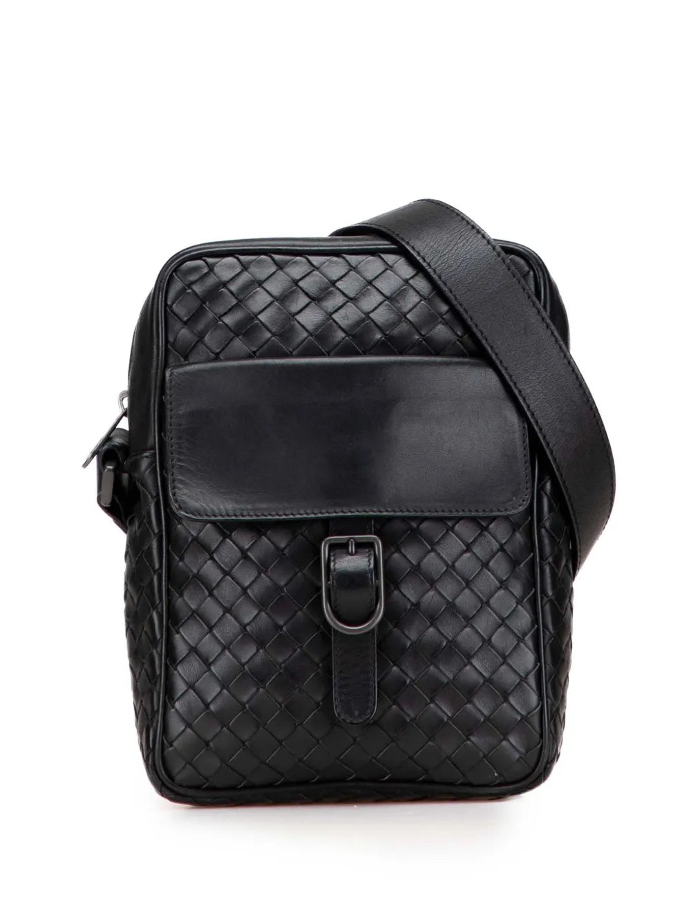 Pre-OwnedBottega Veneta Pre-Owned2000-2007 Nappa Intrecciato Front Pocket crossbody bag