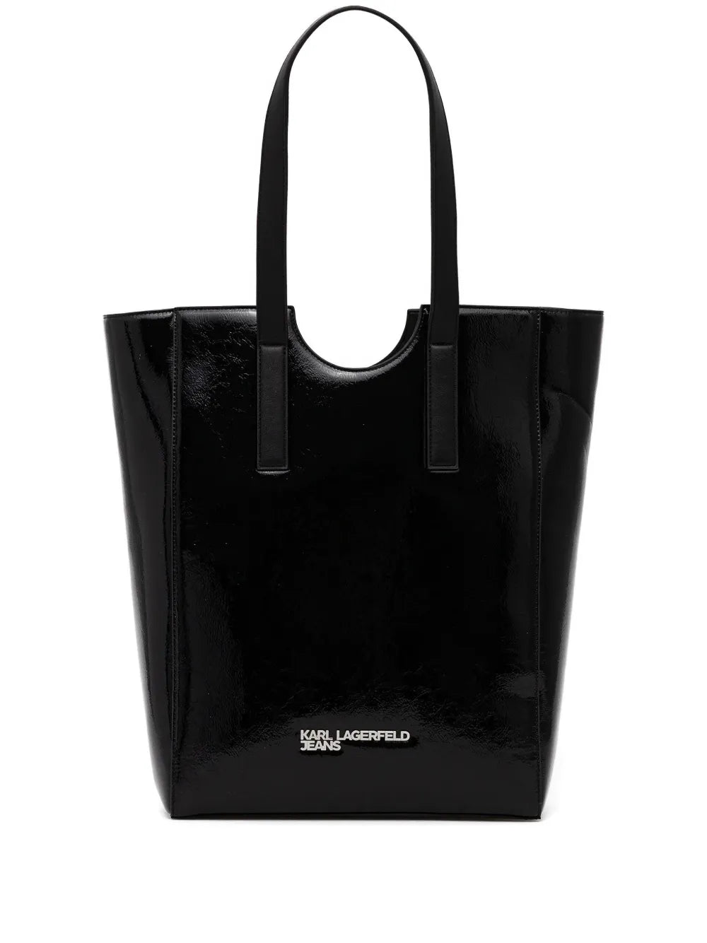 Karl Lagerfeld Jeanslogo-plaque tote bag